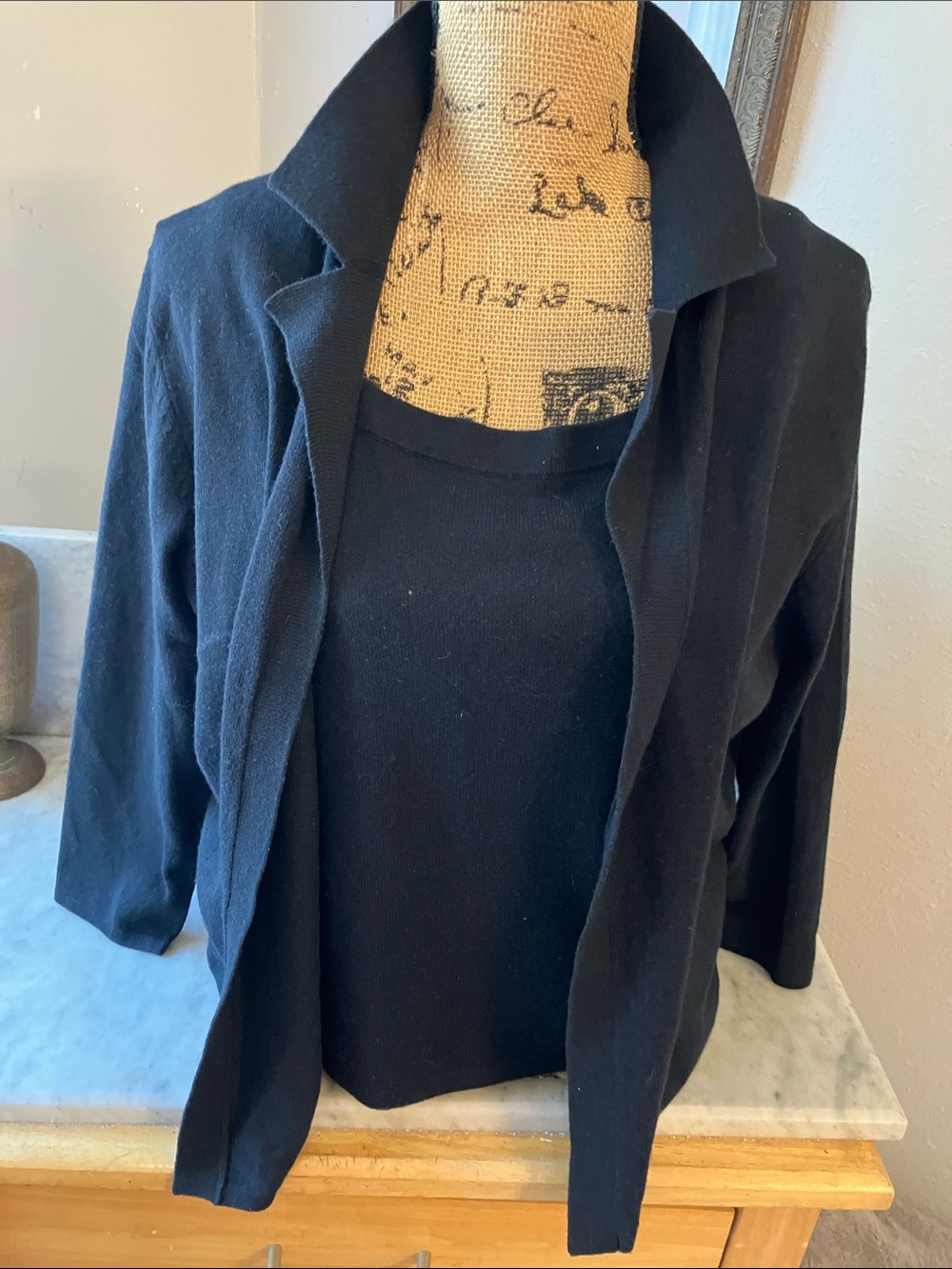 Mel & Lisa Brand Silk Cashmere Sweater Set Sexy Gorgeous Fun! Vintage